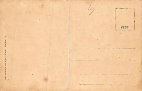 Schlangenbad Nassauer Hof Philosophenweg Musikpavillon Postkarte AK