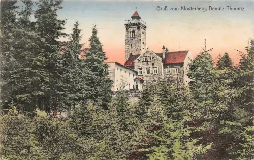 AK Demitz-Thumitz Bautzen Klosterberg Postkarte 1931