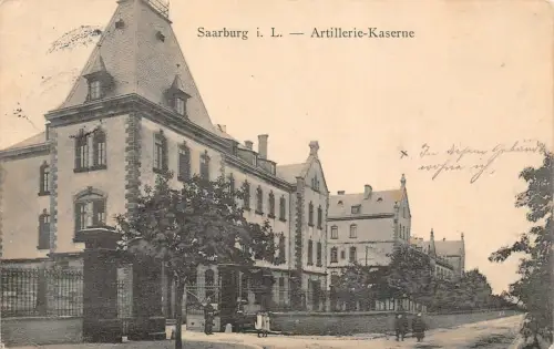Saarburg i. L. Artillerie-Kaserne Feldpostkarte AK 1915