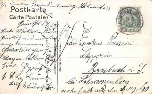 AK GRÜNTHAL Mark Brotfabrik, Bäckerei, SchuleLitho Postkarte 1909