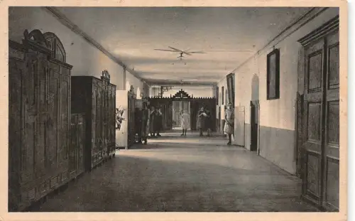 St. Josephs-Institut Post Panschwitz i. Sa. Mariengang AK