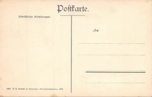 Hallstatt Ansicht Panorama Postkarte AK