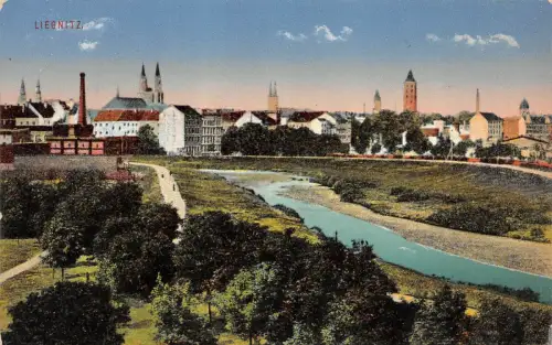 Liegnitz Ansicht Postkarte 1914