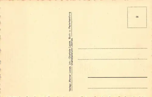 Bad Charlottenbrunn Schlesien Blick vom Blockberg Postkarte