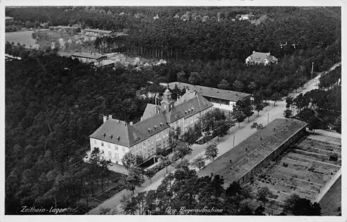 Zeithain-Lager Orig. Fliegeraufnahme Postkarte