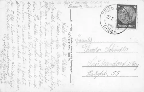 Zeithain-Lager Orig. Fliegeraufnahme Postkarte