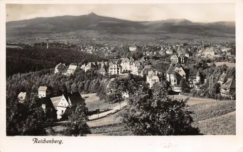 Reichenberg (Liberec) Postkarte 1938