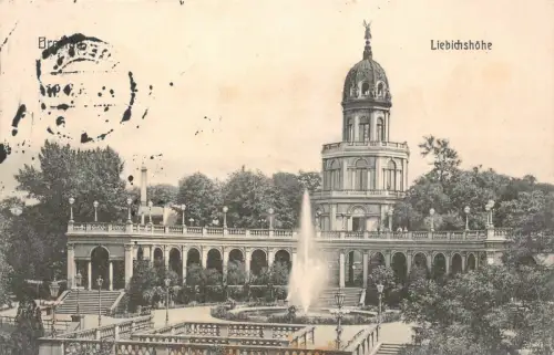 Breslau Liebichshöhe Feldpostkarte 1914