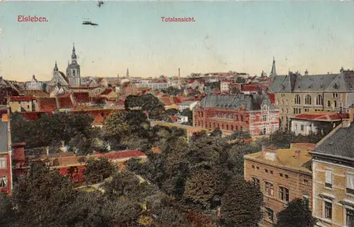 Eisleben Totalansicht Kgl. Reserve-Lazarett Feldpostkarte 1915