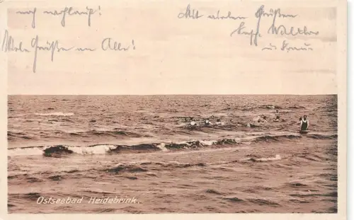Ostseebad Heidebrink Postkarte