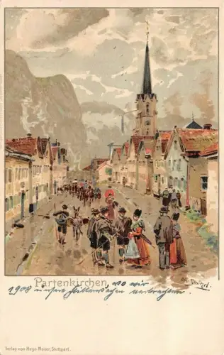 Partenkirchen Postkarte