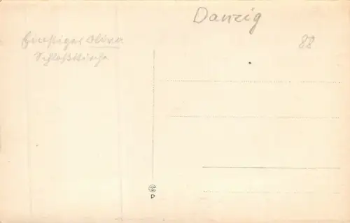 Oliva Schlosskirche Danzig Postkarte AK