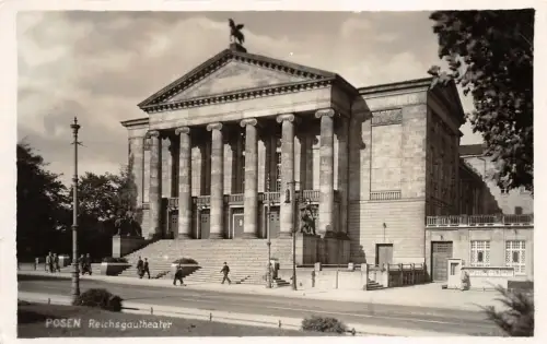 Posen Reichsgautheater Postkarte AK 1943