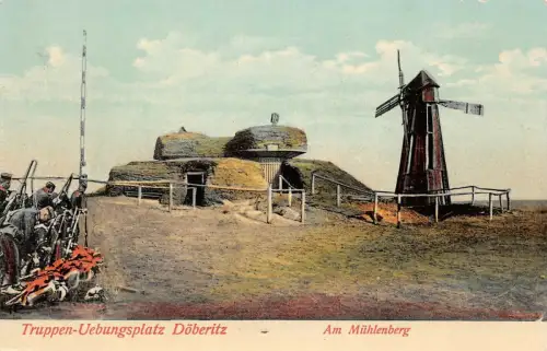 Truppen-Uebungsplatz Döbersitz Am Mühlenberg AK 1910