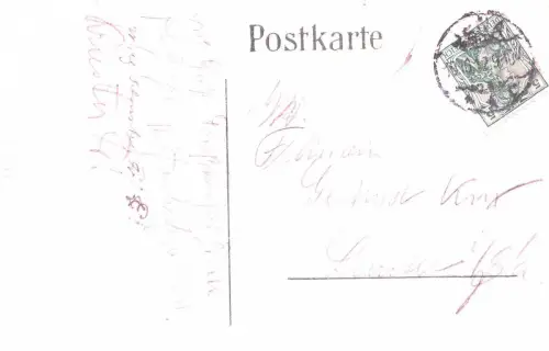 Studentika Sängerschaft zu St. Pauli Jena Wappen Postkarte 1912