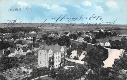 Freystadt i. Schl. Ansicht Feldpostkarte AK 1915