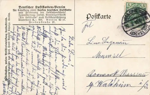 Fesselballon, unsere Artillleriewirkung beobachtend Patriotika Postkarte AK 1915
