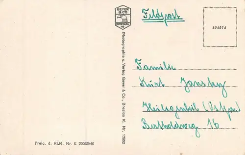 Elbing Dampfer Abfahrt Feldpostkarte AK