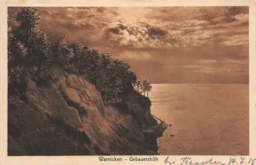 Warnicken Gebauershöh Postkarte AK 1915