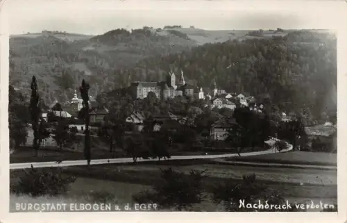 Burgstadt Elbogen a. d. Eger Postkarte