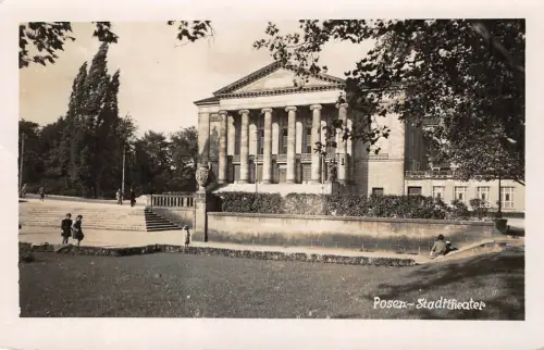 Ansicht Posen Stadttheater Postkarte AK
