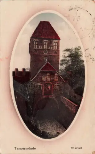 Ansicht Rossfurt in Tangermünde Sachsen-Anhalt Postkarte AK 1926