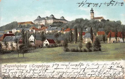 Augustusburg i./Erzgebirge Postkarte AK