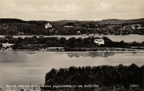 Kurort Malente-Gremsmühlen Jugendherberge am KellerSee Postkarte AK