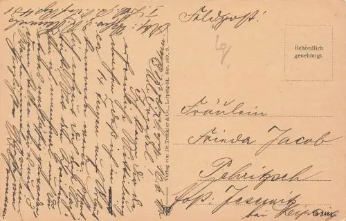 Kaufhof in Dorpat Tartu Estland Postkarte AK