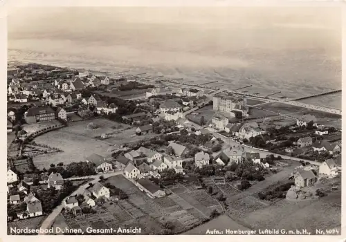 Nordseebad Duhnen Gesamt-Ansicht Luftbild Niedersachsen Postkarte AK