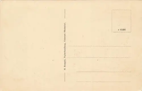 Seminargebäude in Ütersen Schleswig-Holstein Postkarte AK