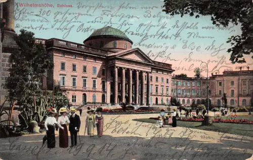 Wilhelmshöhe Schloss Kassel Feldpostkarte AK 1914