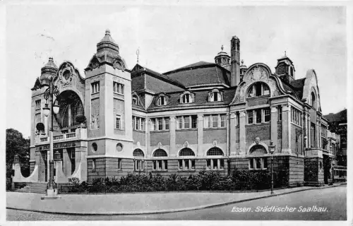 Essen Städtischer Saalbau Postkarte 1932