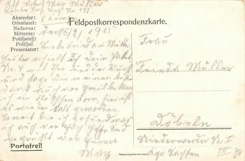 Portrait Kaiser Franz Joseph Patriotika Postkarte AK 1915