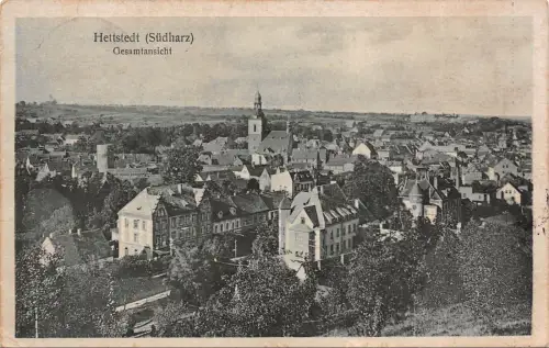 Hettstedt (Südharz) Gesamtansicht Postkarte AK 1927