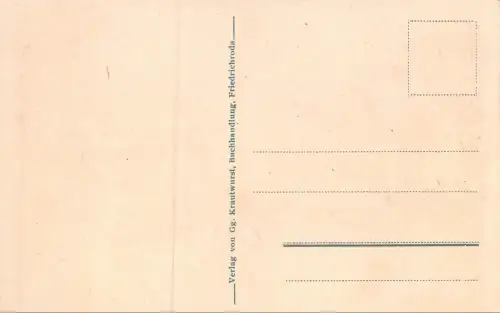 Kurhaus in Friedrichroda Thüringen Postkarte AK