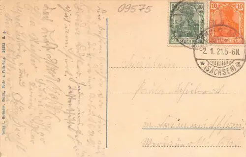Gruß aus Eppendorf Stadtansicht Sachsen Postkarte AK 1921
