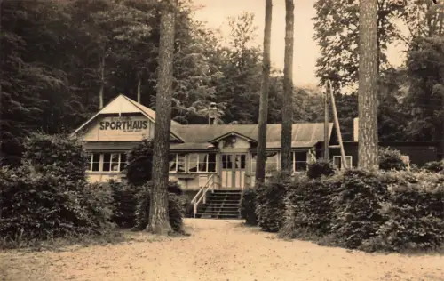Gaststätte Sporthaus in Sellin Rügen Mecklenburg-Vorpommern Postkarte AK