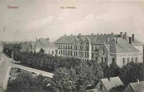 Königliches Seminar in Ütersen Schleswig-Holstein Postkarte AK 1910