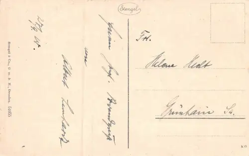 Kolberg Hafenansicht Dampfer Postkarte AK