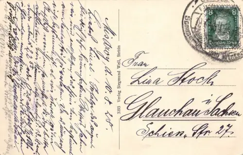 Seebad Misdroy Strandpromenade Postkarte AK 1928