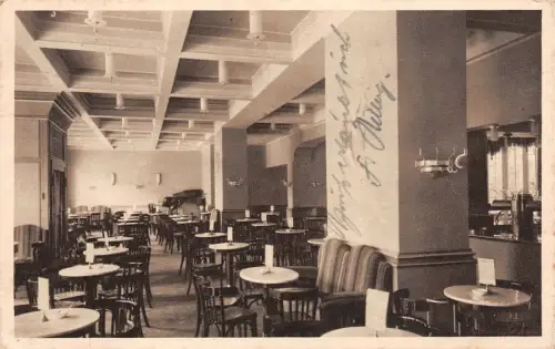 Eisleben Conditorei und Cafe Krawczyk Postkarte 1931