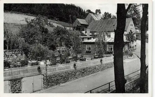 Ausflugslokal Schindelbachmühle Großrückerswalde Erzgebirge Sachsen AK 1936
