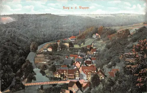 Burg a. d. Wupper Feldpostkarte 1916