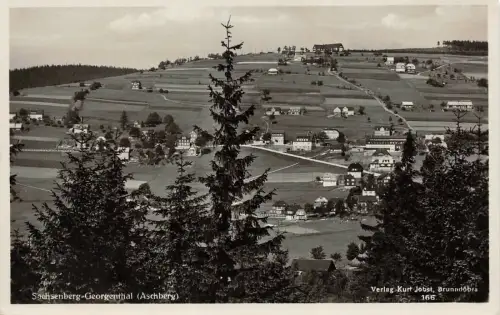 Sachsenberg-Georgenthal (Aschberg) Postkarte AK