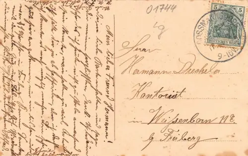 Wasserfall Rabenauergrund Postkarte 1916