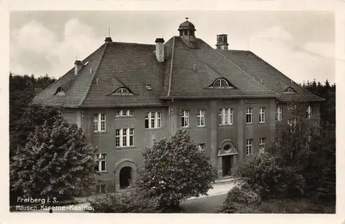 Freiberg i. S. Hausen Kaserne-Kasino Feldpostkarte AK 1942