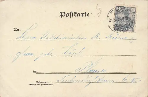 AK Glückwunsch neuen Jahre Kinder Boot Postkarte Plauen 1902