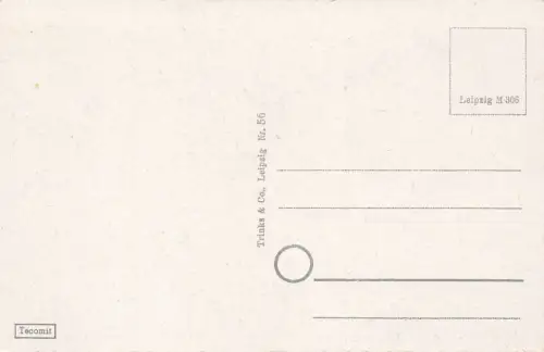 Panorama mit Schloss und Altes Rathaus Merseburg Sachsen-Anhalt Postkarte AK