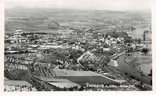 Leitmeritz a./Elbe Teilansicht Postkarte 1940